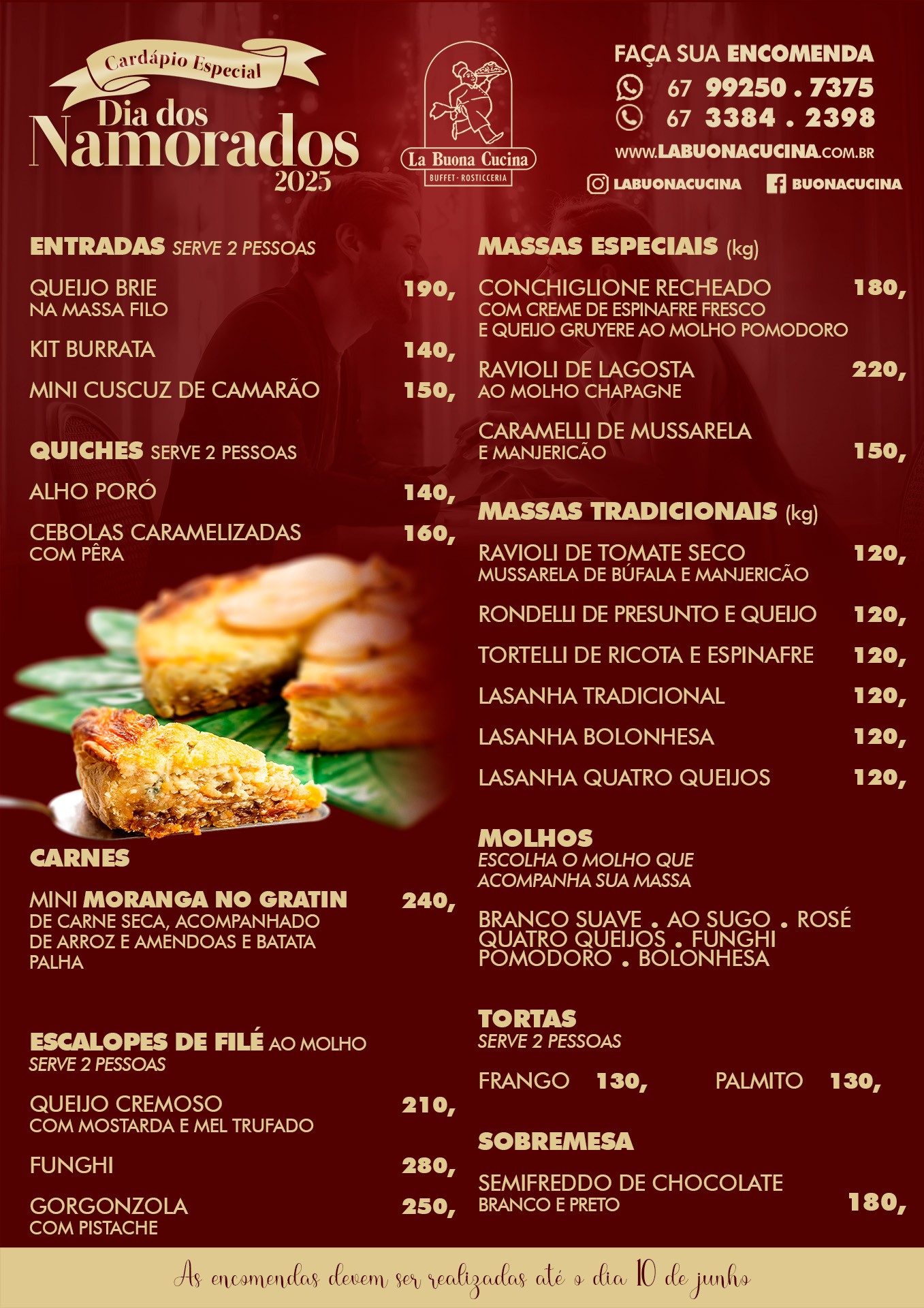 Cardápio La Buona Cucina