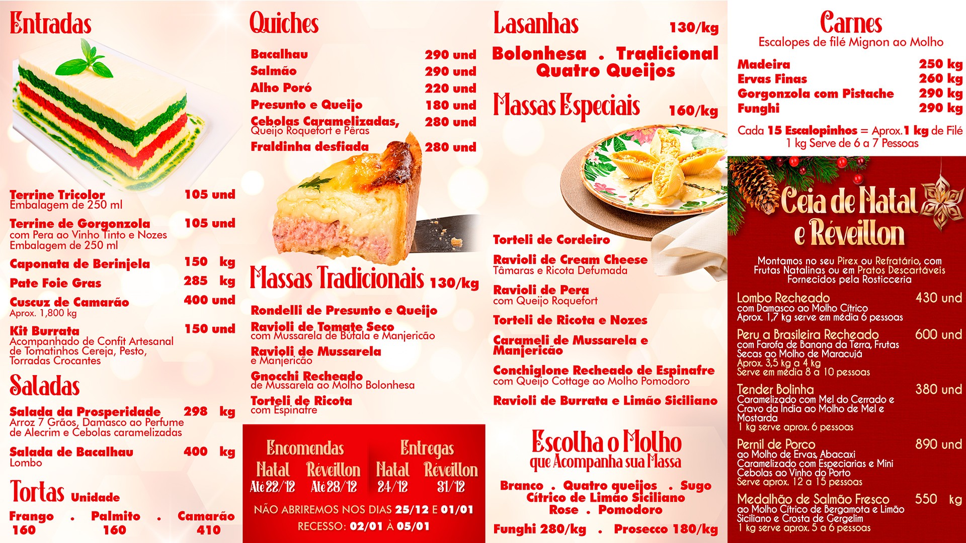 Cardápio La Buona Cucina